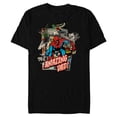 thumbnail image 1 of Marvel Spider-Man Amazing Dad Father's Day - Short Sleeve Blended T-Shirt for Adults - Customized-Black, 1 of 5