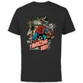 thumbnail image 1 of Marvel Spider-Man Amazing Dad Father's Day - Short Sleeve Cotton T-Shirt for Adults - Customized-Black, 1 of 5