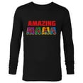 thumbnail image 1 of Marvel Spider-Man Amazing Mama Mom Birthday Mother’s Day - Long Sleeve T-Shirt for Men - Customized-Black, 1 of 5