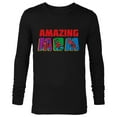 thumbnail image 1 of Marvel Spider-Man Amazing Mom Birthday Mother’s Day - Long Sleeve T-Shirt for Men - Customized-Black, 1 of 5