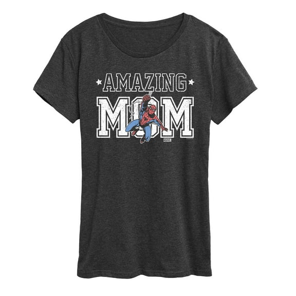 Marvel Spider-Man - Amazing Mom - Ladies Short Sleeve Graphic T-Shirt