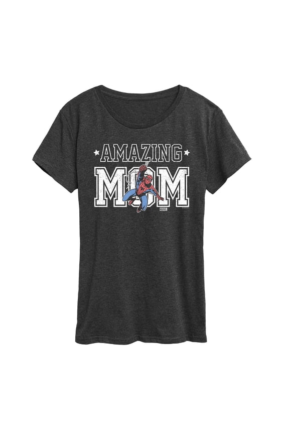 Spider-Man - Amazing Mom - Ladies Short Sleeve Graphic T-Shirt