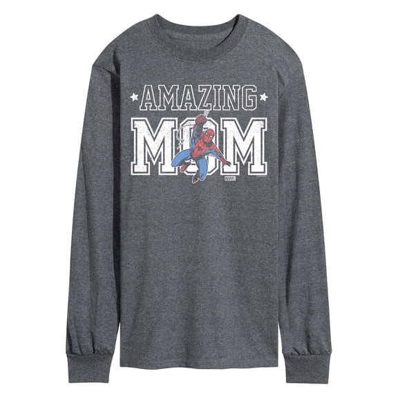 Marvel Spider-Man - Amazing Mom - Men's Long Sleeve Graphic T-Shirt