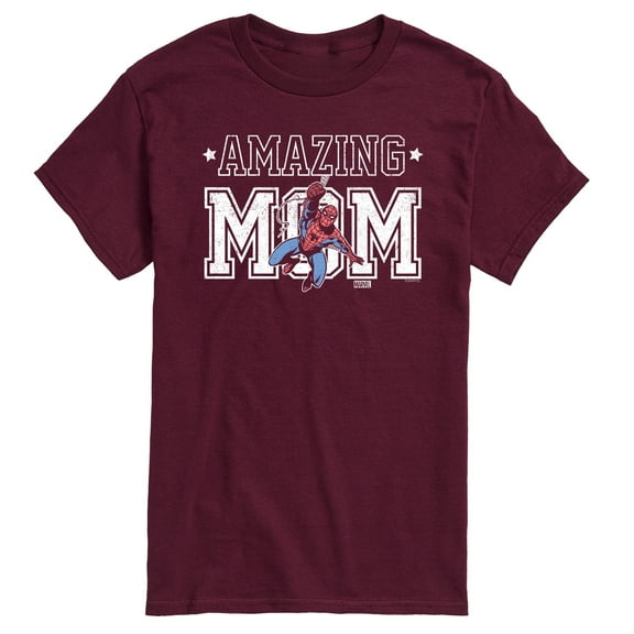 Marvel Spider-Man - Amazing Mom - Men's Short Sleeve Graphic T-Shirt