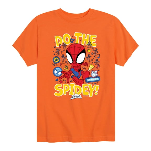 Marvel Spider-Man And His Amazing Friends - Do The Spidey - Toddler And Youth Short Sleeve Tee