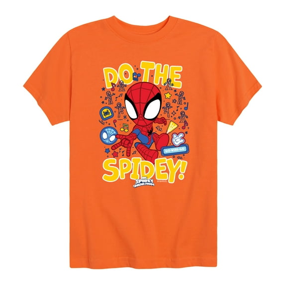 Marvel Spider-Man And His Amazing Friends - Do The Spidey - Toddler And Youth Short Sleeve Tee