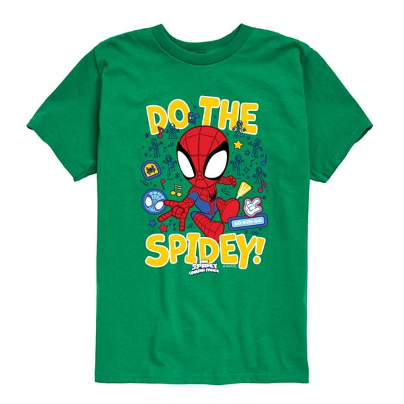 Marvel Spider-Man And His Amazing Friends - Do The Spidey - Toddler And Youth Short Sleeve Tee