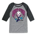 thumbnail image 1 of Marvel Spider-Man And His Amazing Friends - Doodle Ghost Spider - Toddler And Youth Raglan, 1 of 4