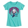 thumbnail image 1 of Marvel Spider-Man And His Amazing Friends - Doodle Ghost Spider - Toddler and Youth Girls Fitted Short Sleeve Tee, 1 of 5