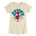 thumbnail image 1 of Marvel Spider-Man And His Amazing Friends - Doodle Spidey - Toddler and Youth Girls Fitted Short Sleeve Tee, 1 of 5