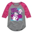 thumbnail image 1 of Marvel Spider-Man And His Amazing Friends - Ghost Copter Ghost Spider - Toddler and Youth Girls Shirt Tail Raglan, 1 of 5