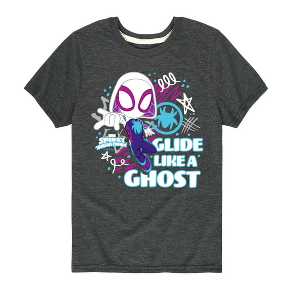 Marvel Spider-Man And His Amazing Friends - Glide Like A Ghost - Toddler And Youth Short Sleeve Tee