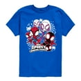 thumbnail image 1 of Marvel Spider-Man And His Amazing Friends - Spidey Friends Stickers - Toddler And Youth Short Sleeve Tee, 1 of 5