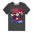 thumbnail image 1 of Marvel Spider-Man And His Amazing Friends - Techno Racer Morales - Toddler And Youth Short Sleeve Tee, 1 of 5