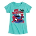 thumbnail image 1 of Marvel Spider-Man And His Amazing Friends - Web Crawler - Toddler and Youth Girls Fitted Short Sleeve Tee, 1 of 5