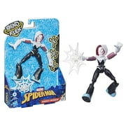 Marvel Spider-Man Bend and Flex 6-In Ghost-Spider, with Web Accessory