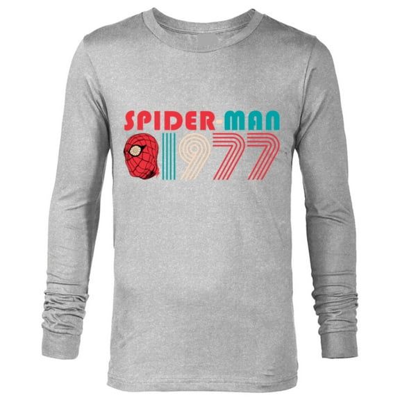Marvel Spider-Man: Beyond Amazing 1977 Retro Classic - Long Sleeve T-Shirt for Men - Customized-Athletic Heather