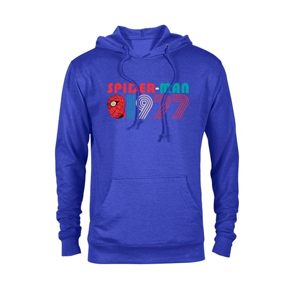 Marvel Spider-Man: Beyond Amazing 1977 Retro Classic - Pullover Hoodie for Adults - Customized-Royal