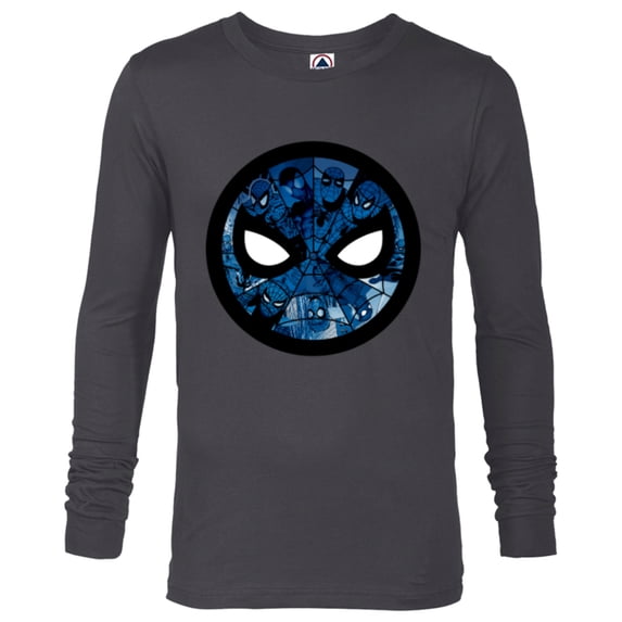 Marvel Spider-Man: Beyond Amazing 60th Anniversary Panels - Long Sleeve T-Shirt for Men - Customized-Charcoal Heather