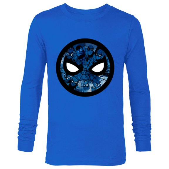 Marvel Spider-Man: Beyond Amazing 60th Anniversary Panels - Long Sleeve T-Shirt for Men - Customized-Navy