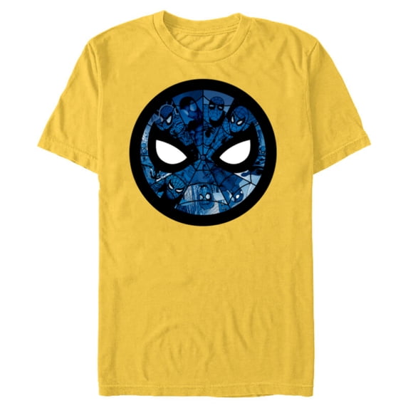 Marvel Spider-Man: Beyond Amazing 60th Anniversary Panels - Short Sleeve Blended T-Shirt for Adults - Customized-Yellow