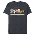 thumbnail image 1 of Marvel Spider-Man: Beyond Amazing Multi-Logo - Short Sleeve Blended T-Shirt for Adults - Customized-Navy Heather, 1 of 5