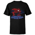 thumbnail image 1 of Marvel Spider-Man: Beyond Amazing Retro Pixel Web-Slinger - Short Sleeve T-Shirt for Kids - Customized-Black, 1 of 5