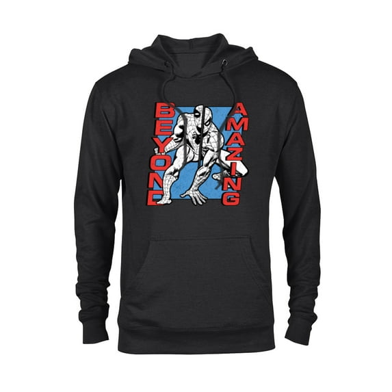 Marvel Spider-Man: Beyond Amazing Split Pose - Pullover Hoodie for Adults - Customized-Black
