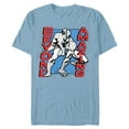 thumbnail image 1 of Marvel Spider-Man: Beyond Amazing Split Pose - Short Sleeve Blended T-Shirt for Adults - Customized-Ocean Blue, 1 of 5