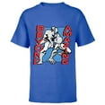 thumbnail image 1 of Marvel Spider-Man: Beyond Amazing Split Pose - Short Sleeve T-Shirt for Kids - Customized-Royal, 1 of 5