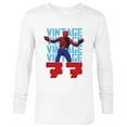 thumbnail image 1 of Marvel Spider-Man: Beyond Amazing Vintage Retro 1977 - Long Sleeve T-Shirt for Men - Customized-White, 1 of 5