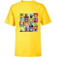 thumbnail image 1 of Marvel Spider-Man: Beyond Amazing Vintage Retro Villains - Short Sleeve T-Shirt for Kids - Customized-Yellow, 1 of 5