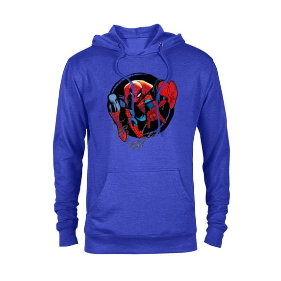 Marvel Spider-Man: Beyond Amazing Web-Slinger - Pullover Hoodie for Adults - Customized-Royal