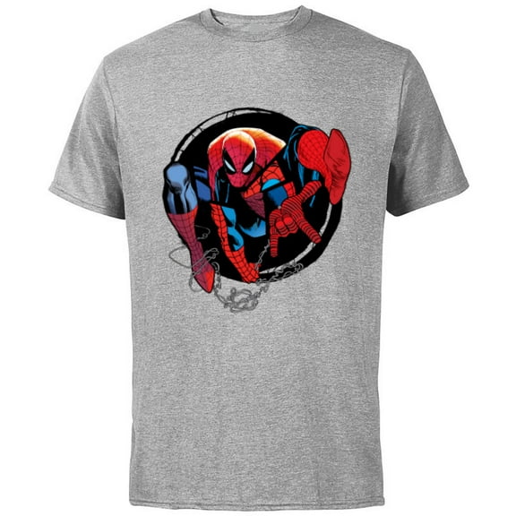 Marvel Spider-Man: Beyond Amazing Web-Slinger - Short Sleeve Cotton T-Shirt for Adults - Customized-Athletic Heather