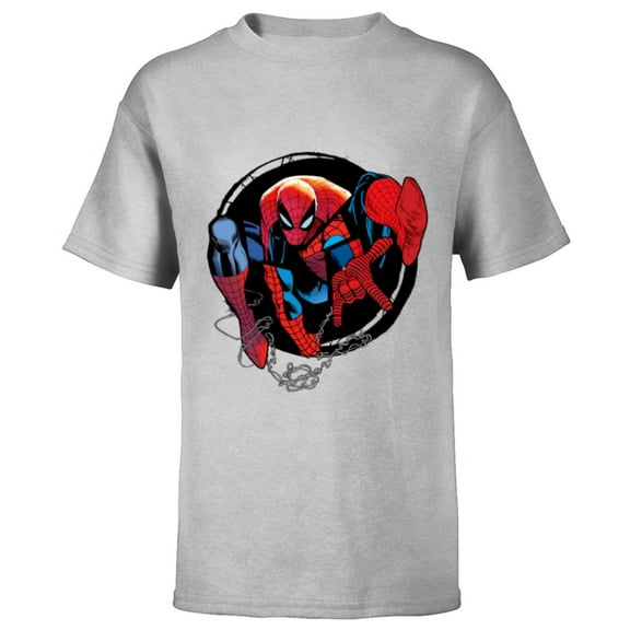Marvel Spider-Man: Beyond Amazing Web-Slinger - Short Sleeve T-Shirt for Kids - Customized-Athletic Heather