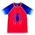 thumbnail image 1 of Marvel Spider-Man Big Boys Rash Guard Swim Shirt Toddler to Big Kid, 1 of 3