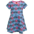 thumbnail image 1 of Marvel Spider-Man Big Girls French Terry Skater Dress Toddler to Big Kid, 1 of 5