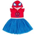 thumbnail image 1 of Marvel Spider-Man Big Girls Mesh Tulle Dress Toddler to Big Kid, 1 of 5