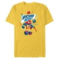 thumbnail image 1 of Marvel Spider-Man Birthday Hero - Short Sleeve Blended T-Shirt for Adults - Customized-Yellow, 1 of 5