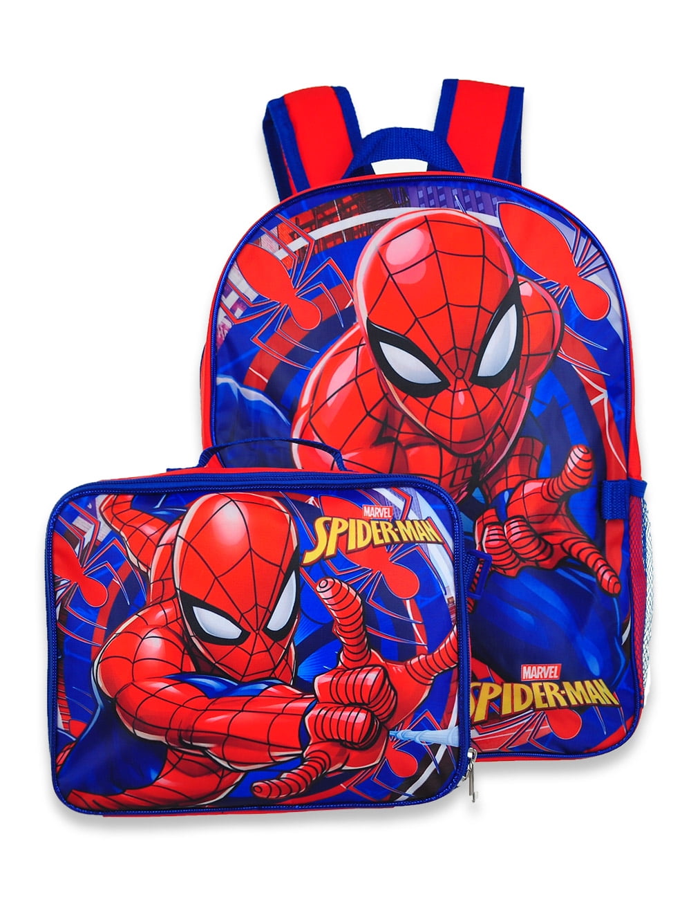 Marvel Spider-Man Boys' 2-Piece Backpack Lunchbox Set - red/multi, one ...