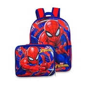 Marvel Spider-Man Boys' 2-Piece Backpack Lunchbox Set - red/multi, one size