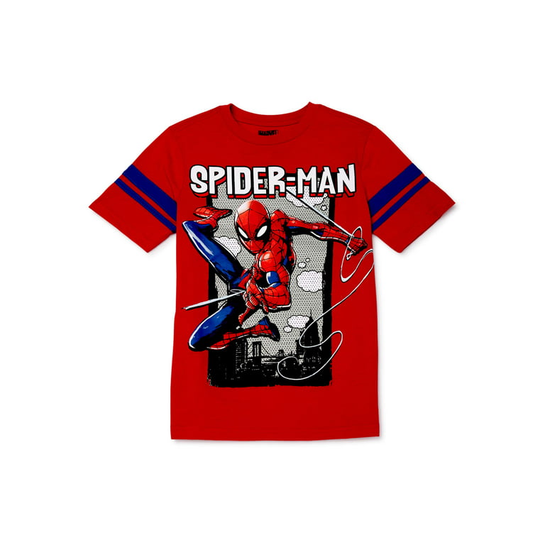 Marvel Spider-Man Boys 4-18 Out Of Frame Graphic Short Sleeve T-Shirt
