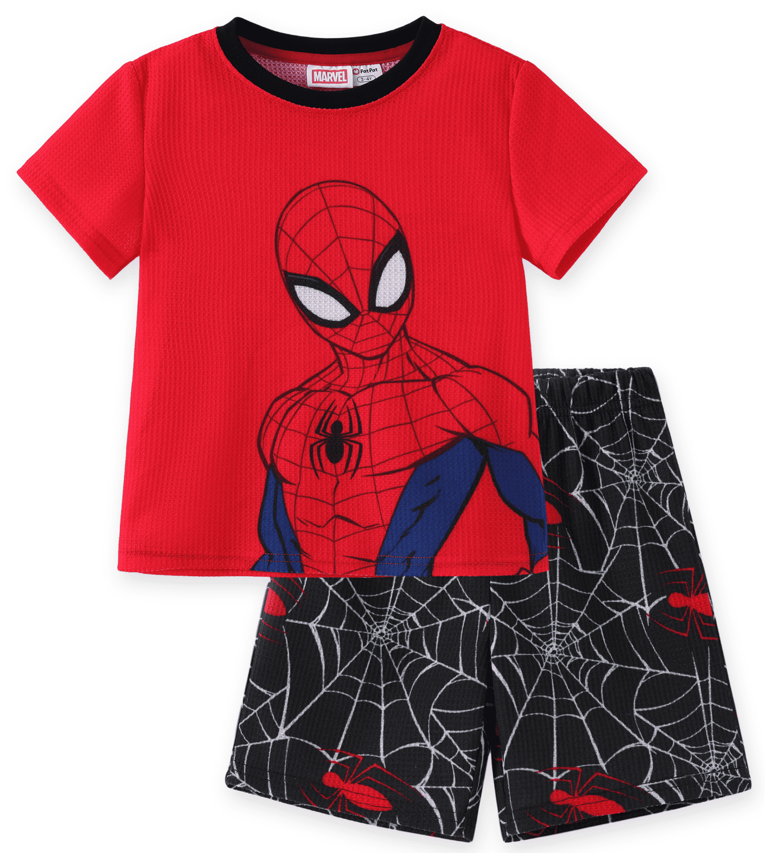 Marvel Spider-Man Boys Graphic Tee T-shirt and Shorts 2 Pieces Sets ...