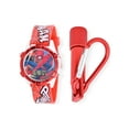 thumbnail image 1 of Marvel Spider Man Boys LCD Red Silicone Watch with Matching Flashlight 2 Piece Set, 1 of 2