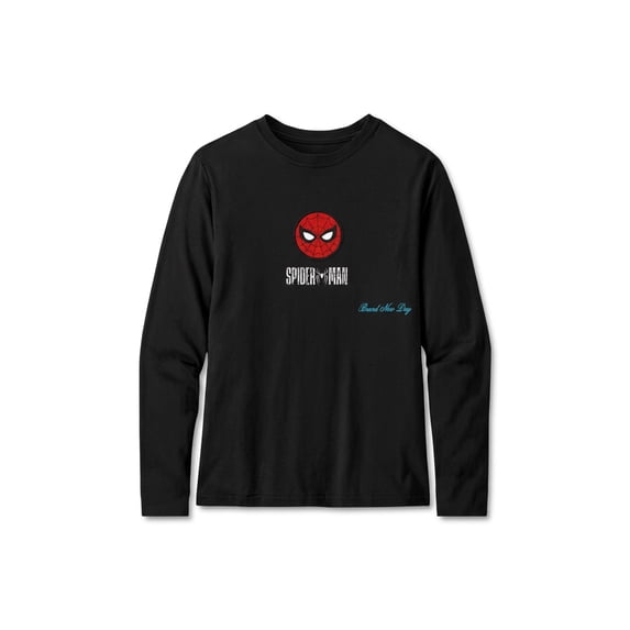 Marvel Spider-Man Boys’ Long Sleeve Graphic T-Shirt, Brand New Spidey, Sizes XS-XXL
