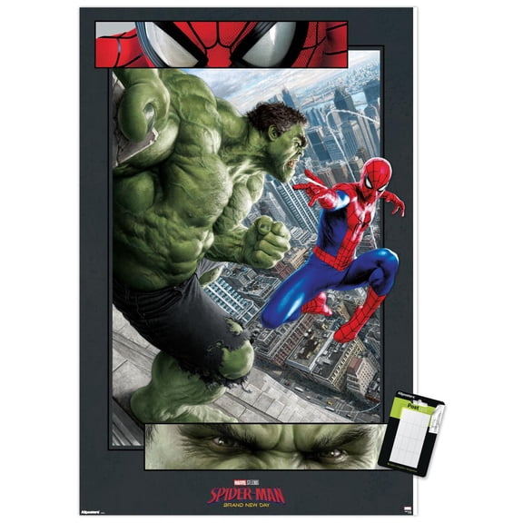 Marvel Spider-Man: Brand New Day (2026) - Eye Battle Wall Poster, 22.375" x 34"