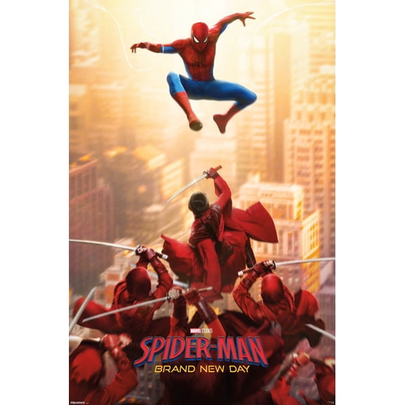 Marvel Spider-Man: Brand New Day (2026) - Hand One Sheet Wall Poster, 22.375" x 34"