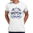 thumbnail image 1 of Marvel Spider-Man Brand New Day Men's Hulk & Spidey Line Web Art T-Shirt (Bright White, S-XXXL), 1 of 4