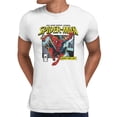 thumbnail image 1 of Marvel Spider-Man Brand New Day Men's Spidey New Comic Swing T-Shirt (Bright White, S-XXXL), 1 of 4