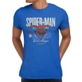 thumbnail image 1 of Marvel Spider-Man Brand New Day Men's Web-Slinger Retro Comic T-Shirt (Royal, S-XXXL), 1 of 4